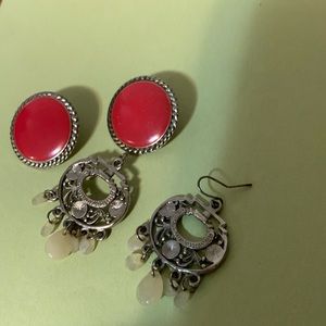 Two pairs of earrings